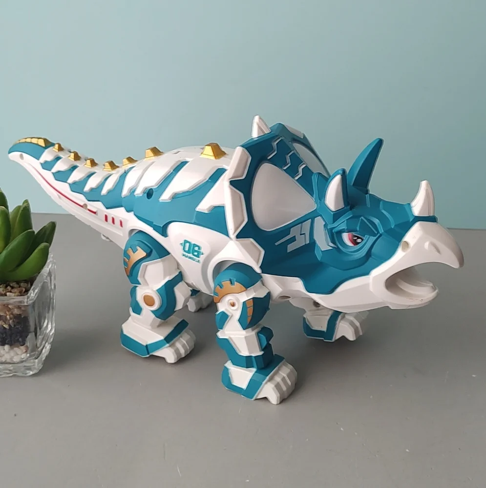 Vivar Toys Mega Triceratops Robot Movements Light Up & Sounds 8+ Good Co…